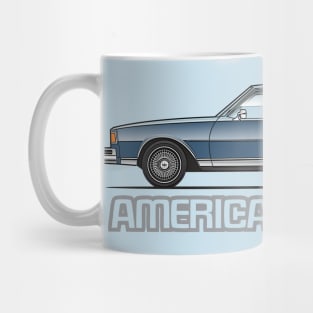 America Blue Mug